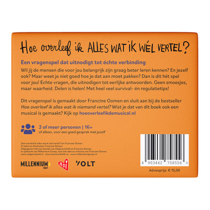 Vragenspel - Hoe overleef ik alles wat ik wél vertel?